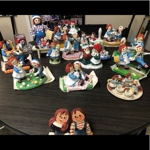 Danbury mint Raggedy Ann and Andy collection